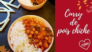 RECETTE VEGAN DAUTOMNE 🍂 Curry de pois chiche et carottes [upl. by Yreffej]