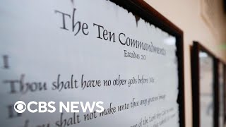 What to know about the Louisiana case that blocked schools from displaying the 10 Commandments [upl. by Eznyl727]