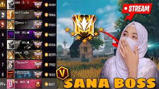 ROAD to TOP 500 😎sanaboss freefire grandmasterppush freefirelive [upl. by Hintze]