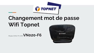 Changement mot de passe Wifi Topnet [upl. by Abrams]