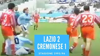 19 novembre 1995 Lazio Cremonese 2 1 [upl. by Eimrej]