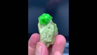 Green DemantoidGarnet  GarnetCrystal  GarnetSpecimen  MineralsParadise [upl. by Ettennej]