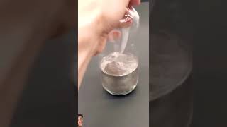 Pouring mercury into liquid nitrogen [upl. by Osicran532]