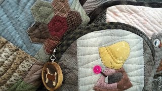 How to sew a quotHalf moon pouch quot 半円ポーチの作り方・ハーフムーンポーチ パッチワーク Patchwork Quilt Vol12 Nakazawa Felisa [upl. by Ralph112]