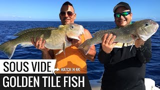 Sous Vide GOLDEN TILE Fish Recipe Ninjas Catch n Cook [upl. by Coppock]