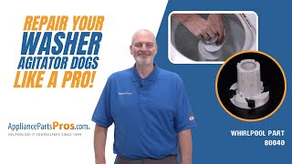 How To Replace Kenmore Washer Agitator Dogs 80040 [upl. by Livia]