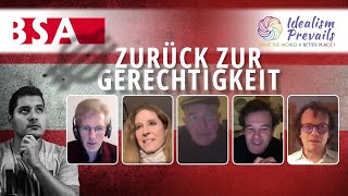 Zurück zur Gerechtigkeit  P Poet U Pounanski M Prinz amp S Sterzinger BSADiskussionsrunde [upl. by Messab]