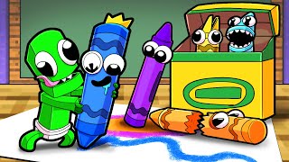 ¡LOS RAINBOW FRIENDS SON CRAYONES [upl. by Klockau]