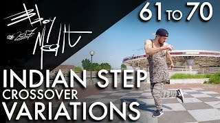 Breakdance Toprock tutorial • 70100 Indian Step Crossover Variations • Bboy MeditRock [upl. by Pears]