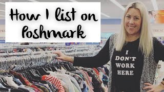 How To List Clothing On Poshmark Fast  70 Items In 6 Hours [upl. by Irianat319]