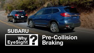 Subaru PreCollision Braking  Why EyeSight [upl. by Nutsud]