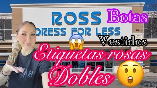 ETIQUETAS DOBLESen VETIDOS y BOTAS INCREIBLE en ROSS dress for less 2024 [upl. by Eldwen]