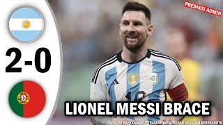 Argentina vs Portugal 20 ● Messi x Ronaldo FIFA Matchday 2023  All Goals Highlights HD ● Ilustrasi [upl. by Flanna]