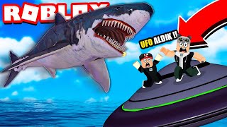 Ufo Gemisi Aldık  Köpek Balığı Peşimizde  Panda ile Roblox SharkBite 2 [upl. by Florencia243]