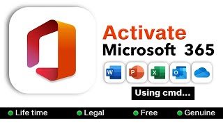 Download Install and Activate Office 2019 2021 and 365 Using cmd [upl. by Eynttirb104]