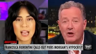 WATCH Francesca Fiorentini EXPOSES Piers Morgan’s Hypocrisy OnAir [upl. by Adlesirhc]