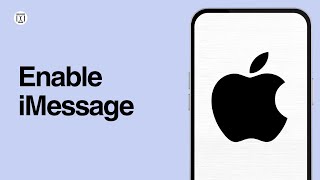 How To Enable iMessage On iPhone 2024 [upl. by Rolat]