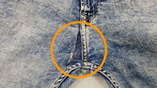 Sewing Idea💡 Jeans Ko Rafu Karne Ka TarikaHow To Invisibly Fix A Hole On Your Jeans [upl. by Weixel]