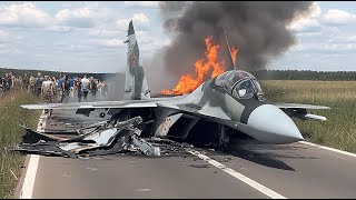 2 MINUTE AGO Unknown F16 Shot Down a Russian SU57 that cuts a US fighter jet near Alaska [upl. by Nymzaj]