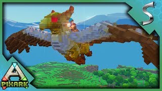 FINALLY TAMING A GRYPHON  PixARK Gameplay E10 [upl. by Anerehs193]