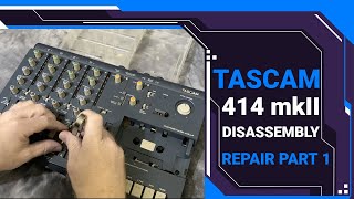 Tascam Portastudio 414 mkII Restoration Part 1  Disassembly [upl. by Yarb245]