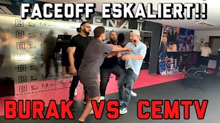 FACEOFF VLOG mit BABA ESKALIERT😤BOXKAMPF CEMTV vs BURAK💥🥊 ShishaStation [upl. by Gader]