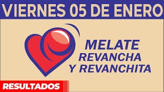 Resultado del sorteo de Melate Revancha y Revanchita del Viernes 5 de Enero de del 2024 [upl. by Ahsuatan]