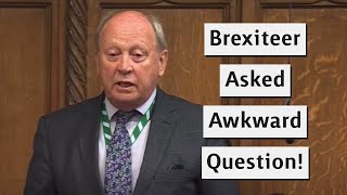 Brexiteer Asked Awkward Question About Northern Ireland [upl. by Ydnyl29]