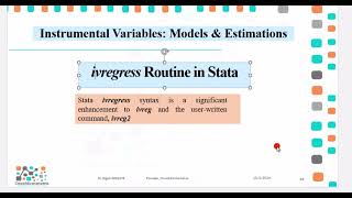 Multivariate ivregampivregresIV Estimations amp Techniques [upl. by Arnelle599]