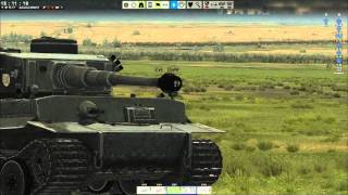 Graviteam Tactics MiusFront  Tiger Attack [upl. by Romaine]