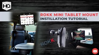 Rokk Mini Universal tablet  iPad mount installation tutorial  Transporter HQ  Scanstut [upl. by Lyudmila]