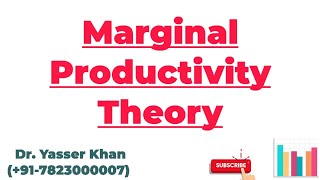 Marginal Productivity Theory  Wage Determination  Economics  Microeconomics  UPSC [upl. by Jonette692]