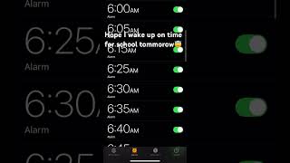 I need to stop oversleeping 😭😭😭😭😭 school sleep funny alarm [upl. by Ffirahs133]