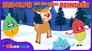 Rudolph the Red Nosed Reindeer  The Kiboomers Preschool Christmas Song for Kids [upl. by Pooley]