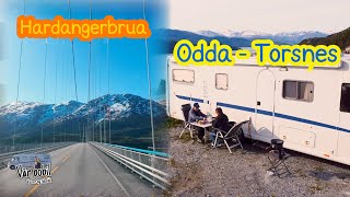 Hardangerbrua OddaTesting av Cadac Grill Safari Chef 2 for gass Bobiltur til Hardanger Del3 [upl. by Aihsemak]