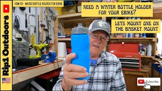 How To  Ebike Water Bottle Holder [upl. by Yenitirb]