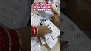 Dispatches of website orders done [upl. by Haceber]