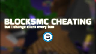 BlocksMC cheating but i use shittier client every ban [upl. by Ursuline]