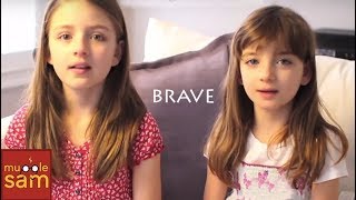 Sophia and Bella  BRAVE Sara Bareilles Cover Live A Capella on Mugglesam [upl. by Asli]