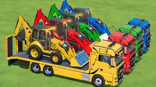 COLORS OF LOADER  TRANSPORT TRUCK IN FS22  FARMING SIMULATOR 22 GAMEPLAY VIDEO [upl. by Eimac]