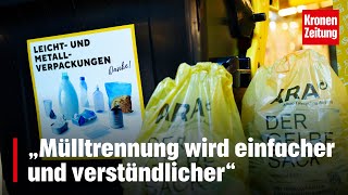 Gewessler überzeugt „Mülltrennung wird einfacher und verständlicher“  kronetv NEWS [upl. by Airal]