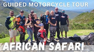 AFRICAN MOTORCYCLE TOUR  Sea to Safari with RIDE EXPEDITIONS  HONDA CB500X [upl. by Barthol]