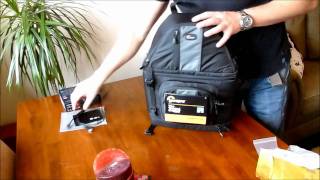 LowePro SlingShot 302 AW SLR backpack [upl. by Imef885]