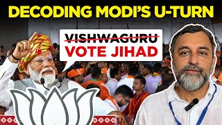 Decoding the Uturn in Modi’s campaign rhetoric from Vishwaguru to ‘Vote Jihad’  Mandate 2024 Ep 6 [upl. by Baniaz]