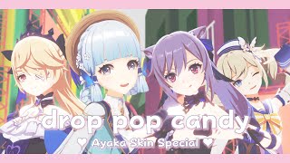 【MMD Genshin  ProSeka】drop pop candy🍭「Ayaka Skin Special👒」 [upl. by Mandell]