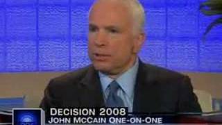 McCain Bringing Troops Home from Iraq quotNot Too Importantquot [upl. by Ahseetal]