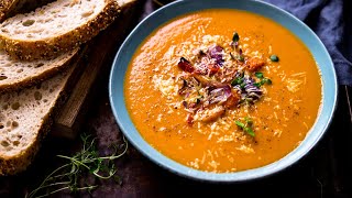 So much flavour in a bowl  My super tasty Roasted Vegetable Soup recipe [upl. by Mariken216]