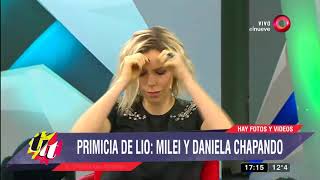 Primicia de Lío Milei y Daniela chapando [upl. by Etnauj]