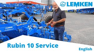 LEMKEN Rubin 10  Service English [upl. by Assiralk]