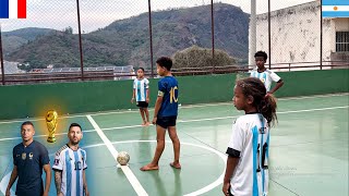 França vs Argentina  Copa do Mundo 2024 [upl. by Mchail]